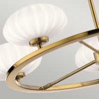 Lustre salle de bain LED G9 IP44 Ø 71,1 cm rond...