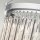 Deckenlampe Kristall Metall D: 38,1 cm Chrom 3x E14 rund