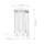 Wandleuchte Kristall H: 31,2 cm Chrom poliert elegant