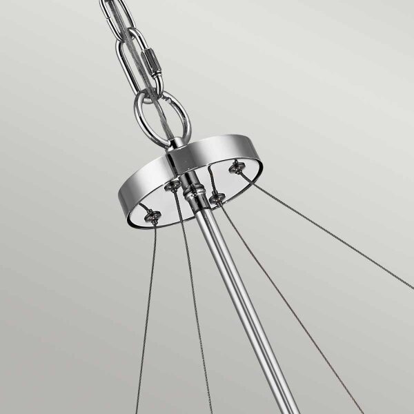 Lampe à suspendre en cristal ronde Ø 61 cm H : max. 2,7 m réglable