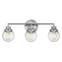 Lampe de salle de bain murale métal verre E27 IP44...