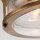 Lampe de plafonnier salle de bain IP44 D : 30,5 cm rond verre métal 2x E27