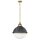 Pendelleuchte rund Ø 45,7 cm Metall Glas 3x E27