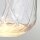 Tischlampe Glas Stoff 67,5 cm beleuchteter Sockel