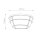 Deckenleuchte Badezimmer Metall Glas E27 IP44 D: 32,7 cm rund