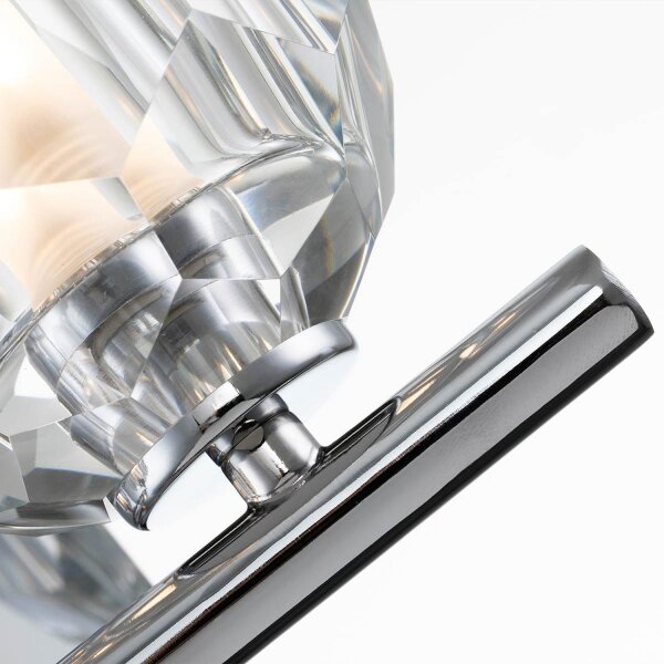 Lampe de salle de bain cristal LED G9 3000 K 33,4 cm de large petite