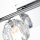 Lampe de salle de bain cristal LED G9 3000 K 33,4 cm de large petite