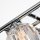 Wandlampe Bad Kristall LED G9 IP44 B: 55 cm Chrom