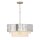 Lampe à suspendre cristal acier inoxydable Ø 66 cm H : max. 386,2 cm rond