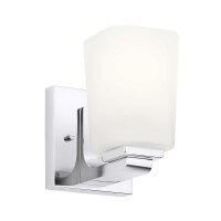 Badleuchte LED G9 IP44 H: 17,3 cm 3000 K blendarm Chrom...
