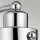 Wandleuchte Bad H: 22,1 cm IP44 E27 Chrom aus Metall Regenglas