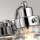 Wandlampe Bad Chrom aus Metall Glas B: 63,4 cm IP44 E27