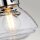 Wandlampe Bad Chrom aus Metall Glas B: 63,4 cm IP44 E27