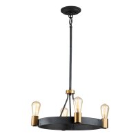 Lustre métal E27 rond Ø 54,9 cm en zinc...