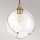Suspension Boule Métal Verre E27 D : 27,4 cm Design Vintage