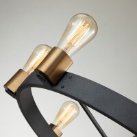 Lustre métal E27 D : 82,9 cm H : max. 122,5 cm