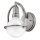 Wandleuchte Glas Metall E27 H: 23,3 cm Kugel Schirm