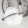 Wandleuchte Glas Metall E27 H: 23,3 cm Kugel Schirm