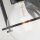 Wandlampe Metall Glas E27 23,3 cm hoch Schwarz Vintage