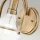 Wandlampe Metall Glas E27 H: 23,3 cm in Messing Antik