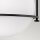 Deckenlampe Metall Glas Ø 28,2 cm rund Schwarz Weiß E27