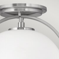 Deckenlampe Metall Glas rund Ø 28,2 cm E27 Kugel...