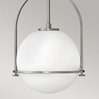 Lampe à suspendre métal verre rond D : 28,9...