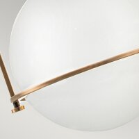 Lampe à suspendre métal verre D : 28,9 cm H...