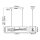 Suspension LED noir or 113 cm de long 3000 K réglable