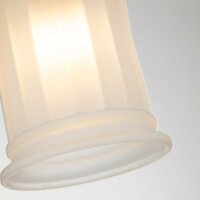 Badezimmerleuchte Wand mit LED G9 IP44 23,7 cm hoch