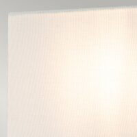 Wandlampe Stoff 31,8 cm hoch Creme Weiß