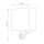 Petite applique Tissu H : 25,4 cm Crème Blanc