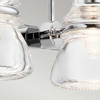 Lampe de salle de bain LED G9 IP44 L : 33,6 cm...