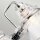 Lampe de salle de bain LED G9 IP44 L : 33,6 cm métal verre en chrome