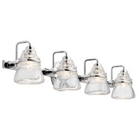 Applique salle de bain IP44 78,3 cm de large métal...