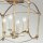 Deckenlampe Metall E14 36,5 cm breit in Antikgold