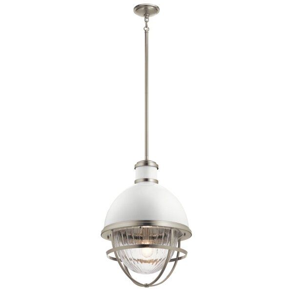 Lampe à suspendre métal verre E27 D : 40,8 cm H : max. 166,5 cm