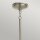 Lampe à suspendre métal verre E27 D : 40,8 cm H : max. 166,5 cm