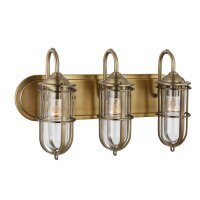 Lampe de salle de bain miroir métal verre E27 IP44...