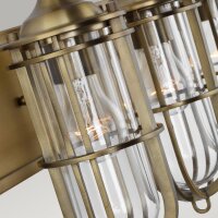 Lampe de salle de bain miroir métal verre E27 IP44...
