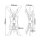 Applique murale cristal métal hauteur 43,8 cm en or bruni