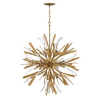 Lampe à suspendre métal cristal Ø...