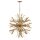 Lampe à suspendre métal cristal Ø 91,4 cm grand H : max. 415,1 cm