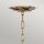 Lampe à suspendre métal cristal Ø 91,4 cm grand H : max. 415,1 cm