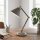 Graue Schreibtischlampe Büro Gelenke E27 IAOLIA