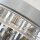 Deckenlampe Badezimmer IP44 Ø 33 cm Chrom 3x E27 Metall Glas