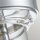 Deckenlampe Badezimmer IP44 Ø 33 cm Chrom 3x E27 Metall Glas