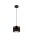 Hängelampe Metall Loft Design E27 B:15 cm Schwarz Gold
