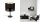 Petite lampe de table métal noir or E27 30 cm Loft