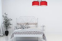 Plafonnier tissu anti-éblouissement noir rouge...